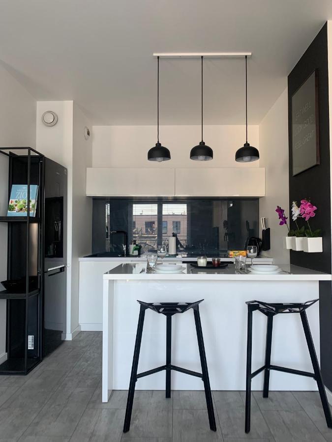Two-Levels Penthouse With A Garden In The City Center Apartment Łódź Exterior foto