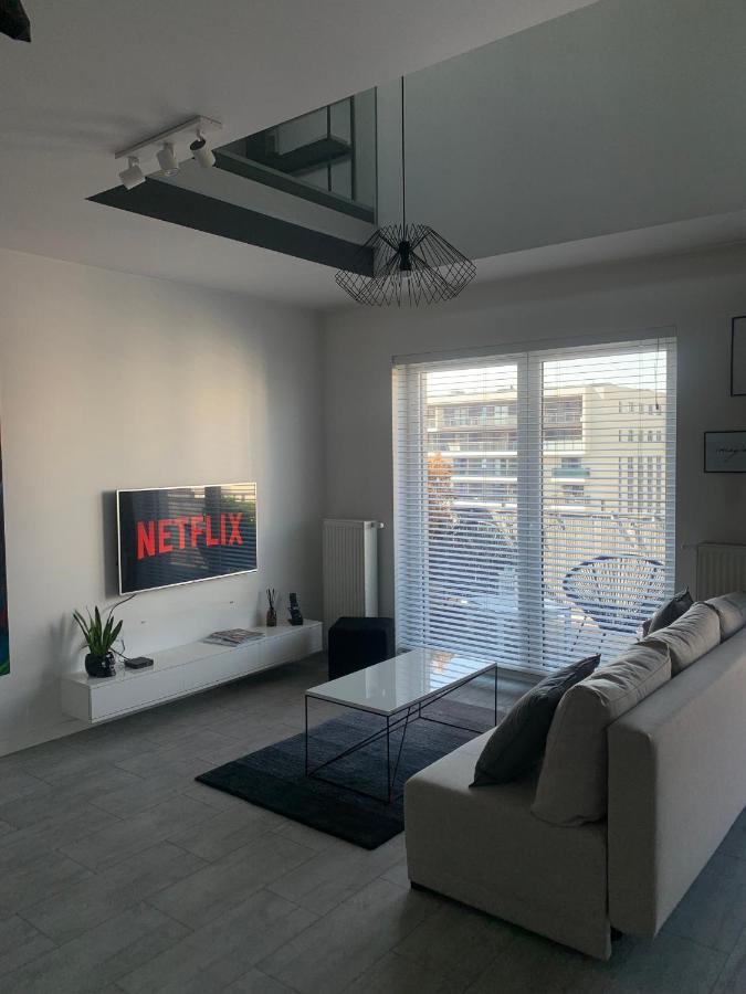 Two-Levels Penthouse With A Garden In The City Center Apartment Łódź Exterior foto