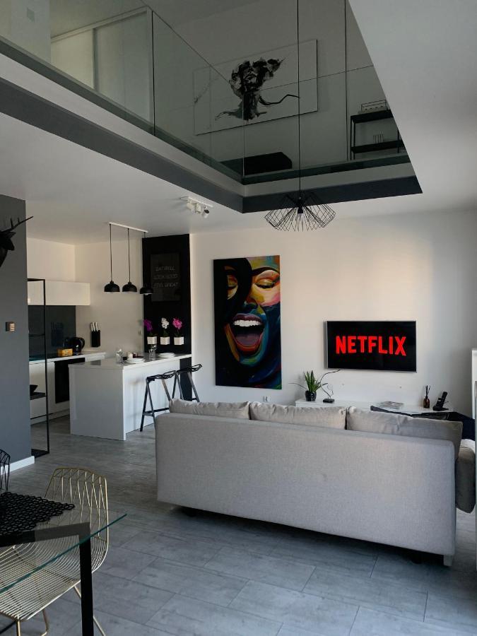 Two-Levels Penthouse With A Garden In The City Center Apartment Łódź Exterior foto